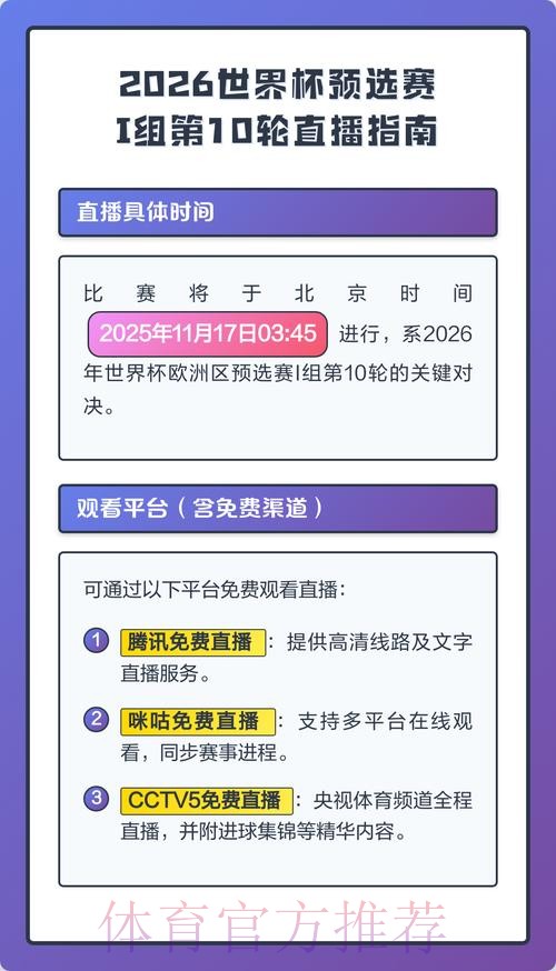 2026最佳世界杯直播平台推荐